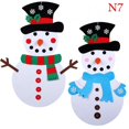 thumbnail image 3 of Felt Christmas Tree Decoration Ornaments Handmade DIY Cartoon Christmas Tree, 3 of 6