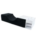 thumbnail image 2 of Almohada de extensión de pestañas injertadas en forma de U con esponja transpirable, color negro, 2 of 14