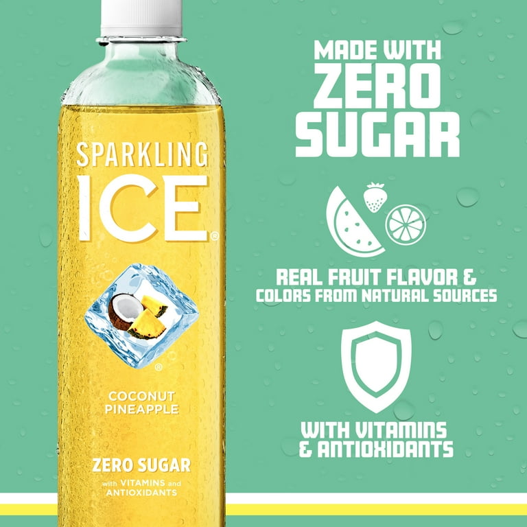 Sparkling Ice Coconut Pineapple, 17 fl oz, 12 Count photo 2