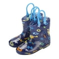 thumbnail image 3 of Rain Boots Toddler Boy Size 9 Waterproof Rain Boots for Toddler and Kids - Boys Girls Rubber Rain Boots with Easy on Handles for Outdoor Playing All-Season, 3 of 5