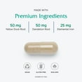 thumbnail image 4 of Vitanica Iron Extra, Iron Supplement Enhanced Absorption with Vitamin C 500mg, Methylfolate 400mcg, B12 Vitamin 500mcg, Calcium, Yellow Dock, Dandelion Root & Nettle Leaf Extract, Vegan, 60 Capsules, 4 of 7
