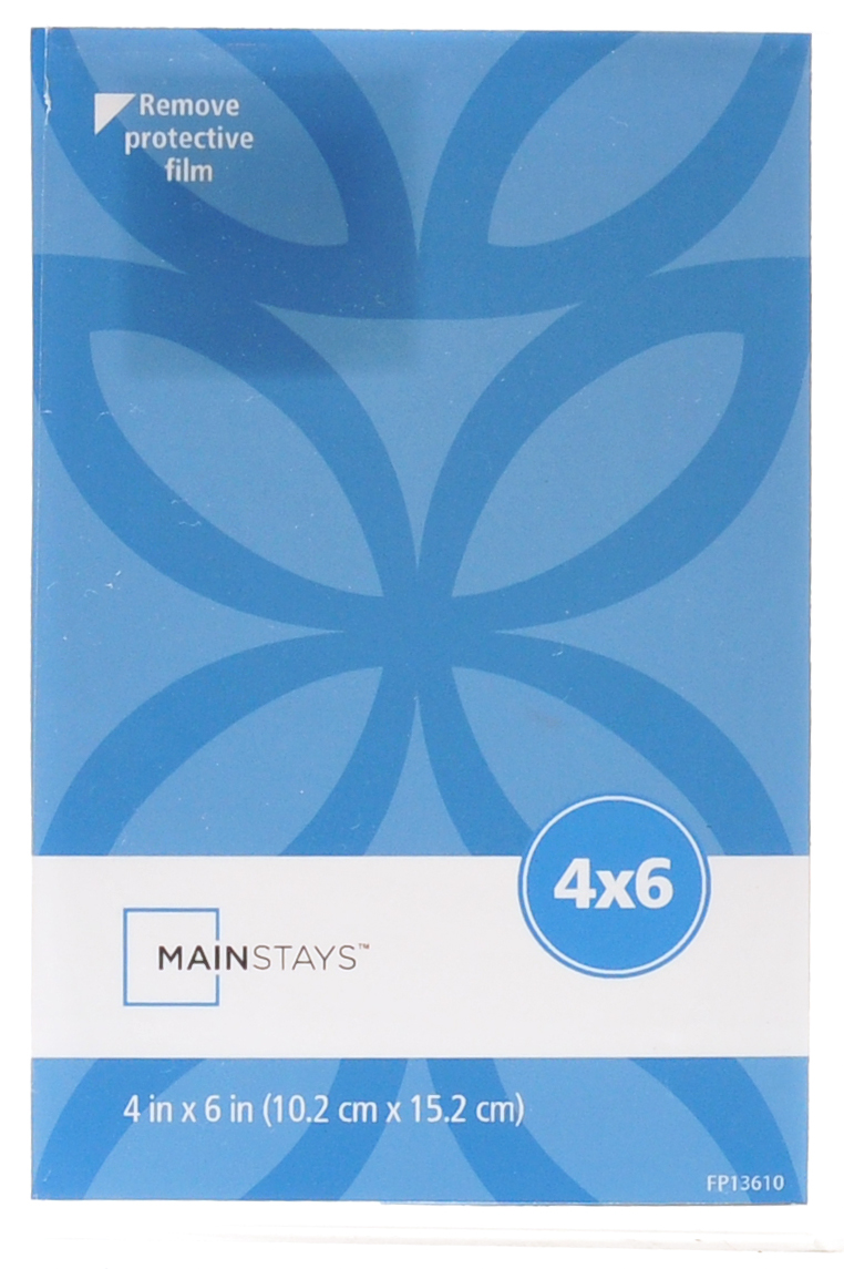 Mainstays 4x6 Vertical Bent Acrylic Tabletop Picture Frames, Set of 12 - image 4 of 7
