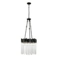 thumbnail image 5 of Varaluz Matrix 6-Lt Pendant - Matte Black/French Gold, 5 of 6