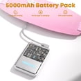 thumbnail image 3 of TeSabMi Portable Heating Pad for Period Cramps Ultra Thin Cordless Fast Heat Pad 3 Heat  levels 5 Massage Modes Gifts for Women Her, 3 of 8