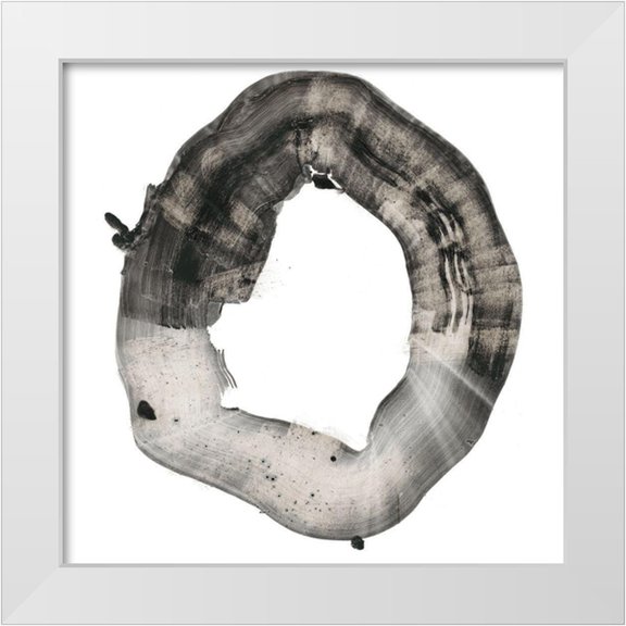 Harper, Ethan 12x12 White Modern Wood Framed Museum Art Print Titled - Large Tree Ring Form II