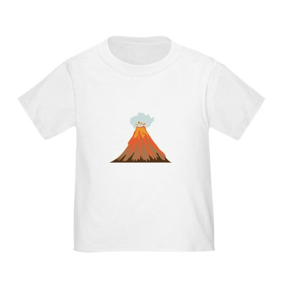 CafePress - Volcano T Shirt - Cute Toddler T-Shirt, 100% Cotton