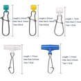 thumbnail image 3 of shiyou-Fishing Line Sinker Slide with Hooked Snap - 30pcs/Box High-Strength Braid Line Sinker Slider with Duo Lock Snap Hooked Snaps Sinker Weight Connector with Safety Snap Fishing Accessories, 3 of 4
