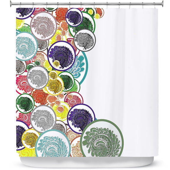 Shower Curtains 70" x 93" from DiaNoche Designs by Susie Kunzelman - Taffy