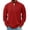 Red, variant on WIZUTIZ Men's Casual Jacket Fall Winter Zip Up Crewneck Long Sleeve Outdoor Sports Coat Corduroy Relaxed Fit for Daily Commute Gathering Mens Fashion