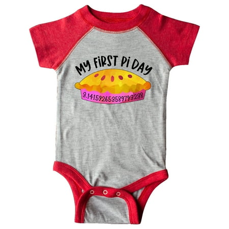 

Inktastic My 1st Pi Day Pink Pie Pan Pun Gift Baby Boy or Baby Girl Bodysuit