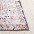 thumbnail image 6 of SAFAVIEH Arizona Aria Distressed Machine Washable Area Rug, Rust/Beige, 6' x 6' Square, 6 of 13