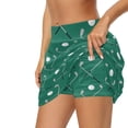 thumbnail image 5 of Uorisango Fashion Golf Womens Running Sports Pickleball Skirt Lightweight Breathable Women's Active Performance Skort Soft Polyester Spandex Fabric Outing Wear for Women Size M, 5 of 7