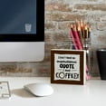 thumbnail image 2 of CounterArt "Need Coffee" Artistic Freestanding Solid Wood Block Sign 3.75” Square, 2 of 5
