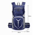 thumbnail image 2 of Mochila De Bolsa De Agua Para Bicicleta Al Aire Libre Mochila Deportiva Multifuncional Mochila De Gran Capacidad - Azul, 2 of 5