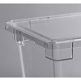 thumbnail image 5 of TrueCraftware- 4.75 Gallon Clear Food Storage Box Polycarbonate 12" X 18" X 9"- Food Storage Container Meal Prep Containers Reusable for Home Cafeteria Kitchen Organization Dishwasher Safe, 5 of 6