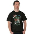 thumbnail image 4 of No Regrets Skull Snake Rose Tattoo Plus Size Crewneck Graphic Tee Shirt Brisco Brands 5X, 4 of 5