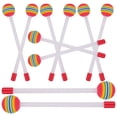 thumbnail image 1 of Phenofice 10Set Portable Drum Sticks Plastic Simple Design for Rhythm Training, 1 of 8