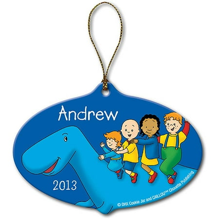 personalized caillou dinosaur christmas ornament walmart com personalized caillou dinosaur christmas ornament walmart com