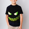 thumbnail image 2 of T-Shirt pour Enfants Geometry Dash Imprimé Confortable T-Shirt Graphique Décontracté pour Usage Quotidien 160 cm, 2 of 8