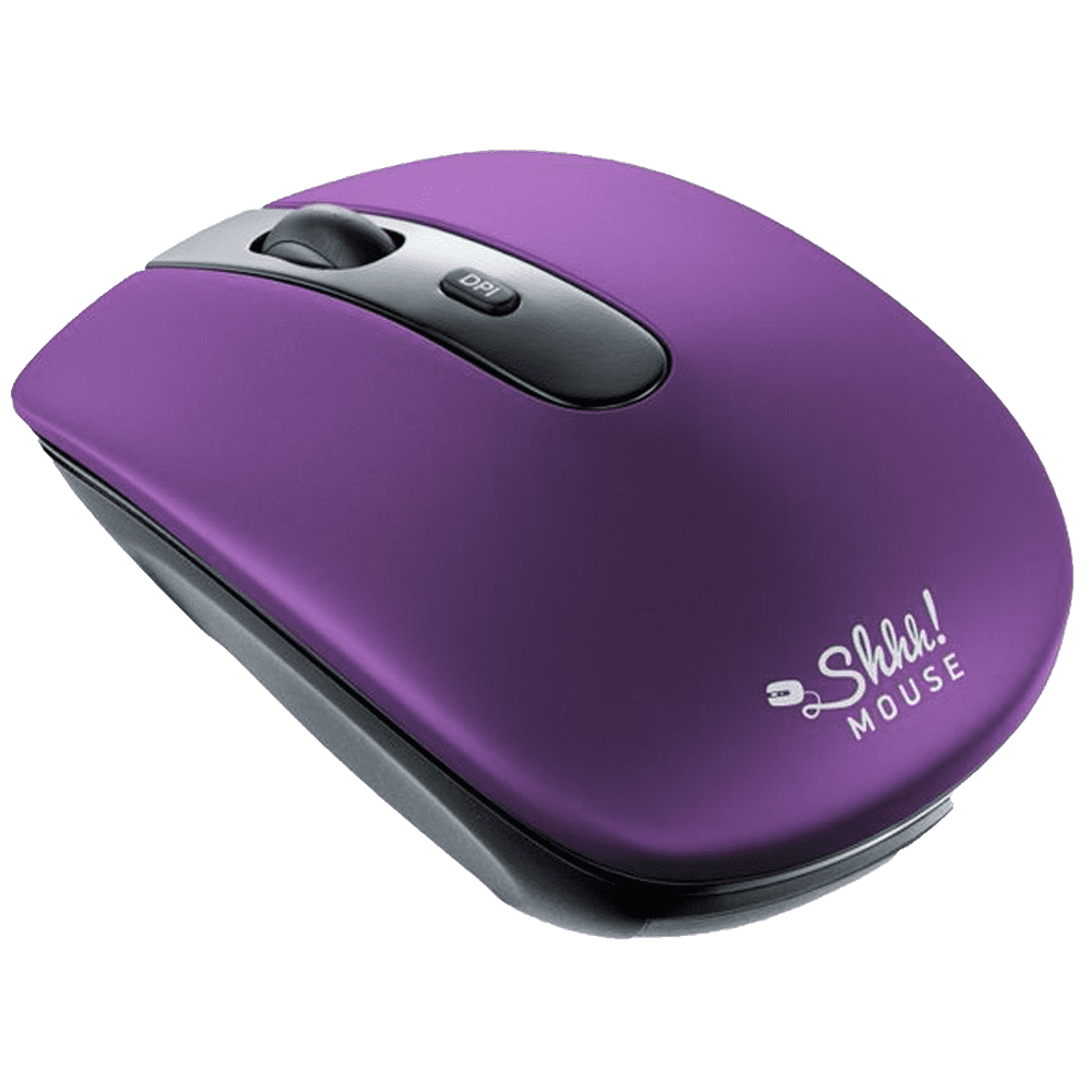 ShhhMouse Wireless Ergonomic Mouse for Laptop & Computer with USB