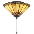 thumbnail image 2 of Meyda Tiffany 71007 Carousel 3 Light 12" Wide Semi-Flush Ceiling Fixture - MultiColor, 2 of 4