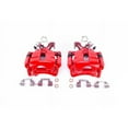 thumbnail image 2 of Power Stop Rear Pair of Red Powder Coated Calipers S3252, 2 of 4