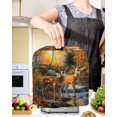 thumbnail image 2 of Orange Autumn Deer Stand Mixer Dust Cover with Storage Pocket & Handles, Forest Vintage Elk Fits All Tilt Head & Bowl Lift Kitchen Appliance Cover Organizer Bag Accessories, 6-8 Quart, 2 of 6