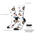 thumbnail image 4 of Bingfone Compression Socks for Women and Men Long Socks for Running Athletic Cycling Nurse- Cartoon Animals, 4 of 6