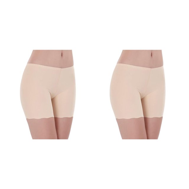 Guardurnaity Ropa interior sin costuras de seda helada para mujer, pantalones elásticos de seguridad, pantalones cortos antiexposición Type2 NO2