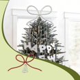 thumbnail image 6 of Bow Xmas Tree Topper Ornament Decor Elegant Metal Construction for Holiday Home Indoor Gatherings, 6 of 8