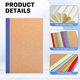 thumbnail image 4 of Cuadernos de composición Vyndicca pack de 8 A5 rayado universitario, 8 colores, 4 of 7