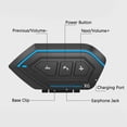 thumbnail image 4 of Amdohai Casque de Moto BT5.0 Étanche Casque Intercom Réduction de Bruit Support Appel Mains Libres Auto-Réponse Stéréo Musique, 4 of 8