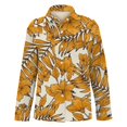 thumbnail image 4 of Yellow Women's Long Sleeve T-shirt, Women Cotton Shirt Printed Fashion Button Down Shirts Casual Tops Long Sleeve Blouse,Women's Long sleeve T-shirt S, 4 of 4