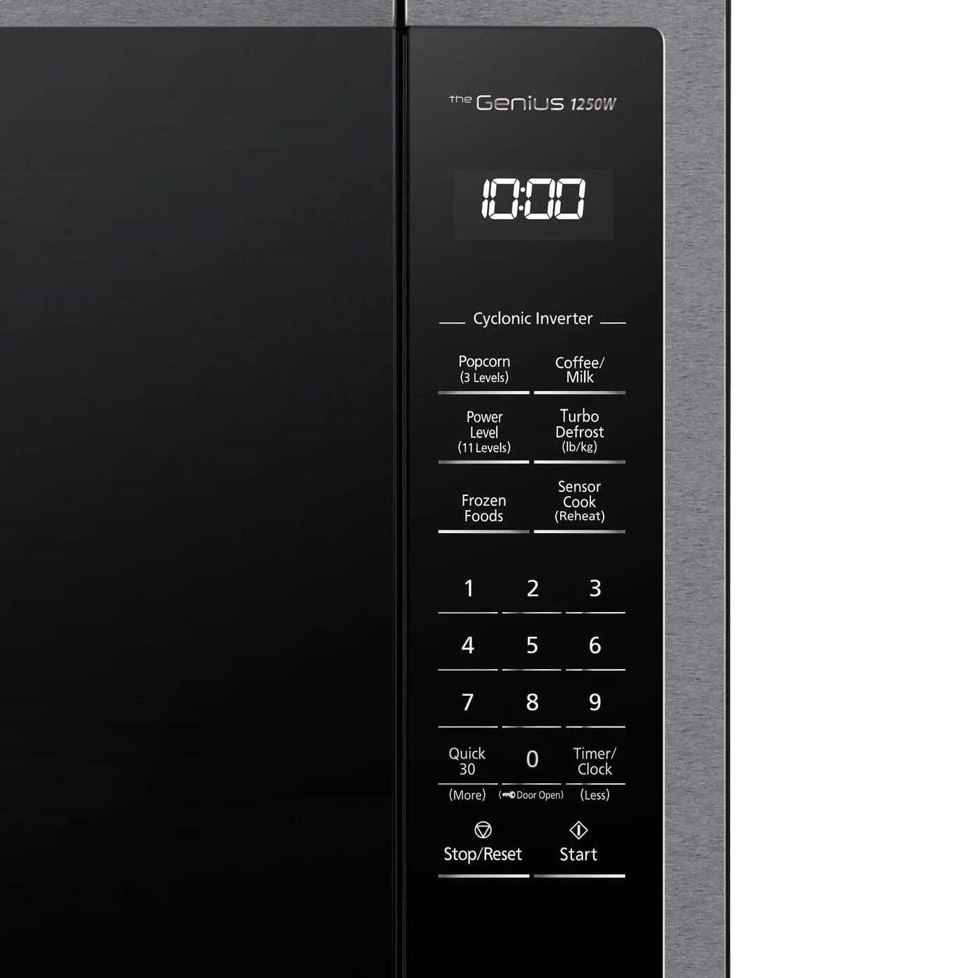 Restored Panasonic NN-SN98JS 2.2 cu.ft. Countertop Microwave with Cyclonic Wave Inverter (Refurbished)