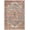 Blue / Orange, variant on Keen Home Design Machine Washable Area Rugs with Non-slip Backing, Ideal for Hallway, Living Room, Bedroom, Kitchen and Laundry Room, Vintage Moroccan and Low Pile Rug - ( 5' x 7' )