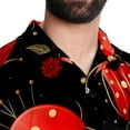 thumbnail image 5 of Seven Starred Ladybird Men's Casual Short Sleeve Button Down Shirts - Printed Summer Beach Tops for Men and Women, 5 of 6