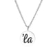 thumbnail image 5 of Collar con colgante de etiqueta redonda con la coma de Kamala Harris que no pierde el color ↑, 5 of 6