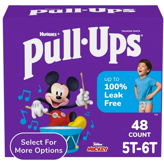 Pull-Ups Boys' Potty Training Pants, 5T-6T (50  lbs), 48 Count (Select for More)