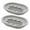 Gray, variant on Rirool 2-Pack Soap Dish with Drain, Soap Holder, Soap Saver, Easy Cleaning, Dry, Stop Mushy Soap (Grey)