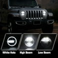 thumbnail image 5 of Sunpie 9" RGBW LED Headlights High Beam & Low Beam Adjustable for 2018-2024 Jeep Wrangler Jeep Gladiator JT, 5 of 7