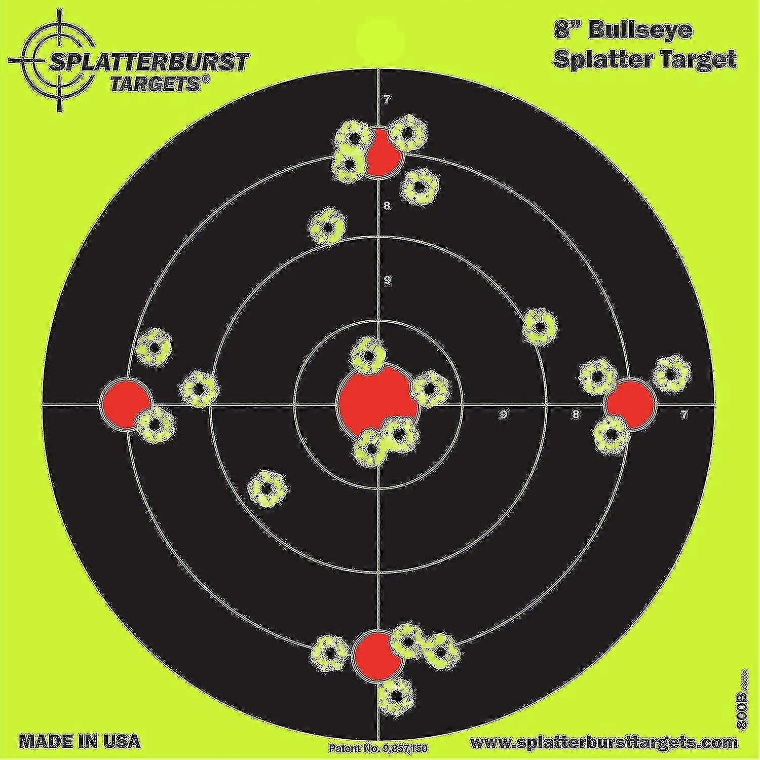 Splatterburst Targets - 8 X 12 Inch Stick & Splatter Mini Silhouette ...