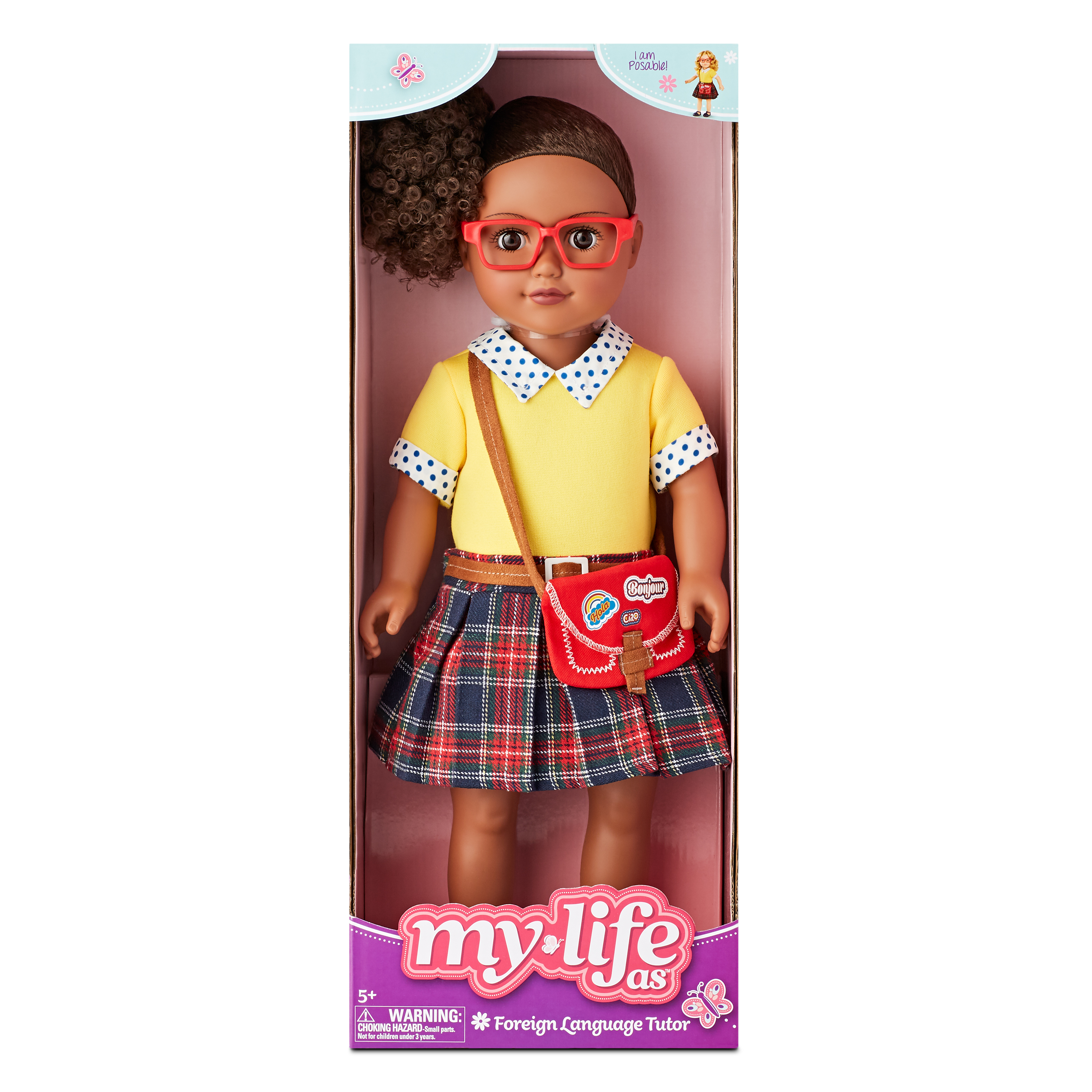 My Life as Foreign Language Tutor African American 18 Inch Posable Doll for sale online