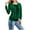 Army Green, variant on Scyoekwg Plus Size Tops for Women Long Sleeve Casual Round Neck Sequin Pleated Elastic Fake Two-Piece Top Fall Clothes (Pink,XXXXXL)
