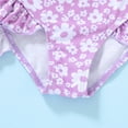 thumbnail image 6 of Happy Town Toddler Girls Two Pieces Swimsuit Color Block Beach Bathing Suit 18M-5T, 6 of 7