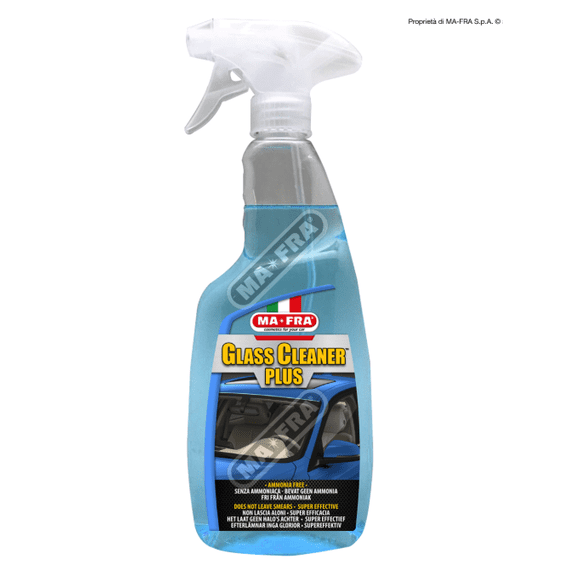 Mafra Glass Cleaner Plus Spray, 750ML — streak-free glass, screen and mirror cleaner