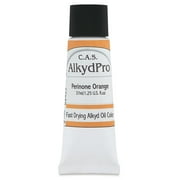 CAS AlkydPro Fast-Drying Alkyd Oil Color - Perinone Orange, 37 ml tube