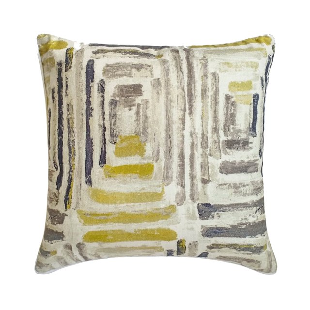 Funda de almohada con cremallera, gris, 30 x 30 cm (12 x 12 pulgadas), cojines decorativos de algodón para sofá, estampado abstracto de estilo moderno - Texto en hormigón