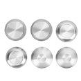 thumbnail image 1 of 6Pcs Metal Analog Grips Stick Thumbsticks for Edge Controller, Aluminum Alloy Metallic Joystick Replacement Accessories with Game Console Controller Replacement Accessories, 1 of 7