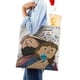 thumbnail image 4 of Common Side Effects Bolso de tela con estampado de lienzo para mujer, bolsa de compras reutilizable y estética, con cremallera interior, regalo para mujer, 35 × 40 cm., 4 of 6