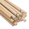 thumbnail image 1 of Uxcell 20-Pack Varillas de Dowel Cuadradas de Madera, 25/64 x 12 Pulgadas Varilla de Madera Cuadrada sin Terminar, Palos de Madera para Manualidades, 1 of 1